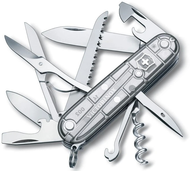 victorinox huntsman silver tech